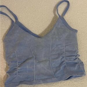 Altar'd State Dusty Blue Ruched Cami Tank 🦋